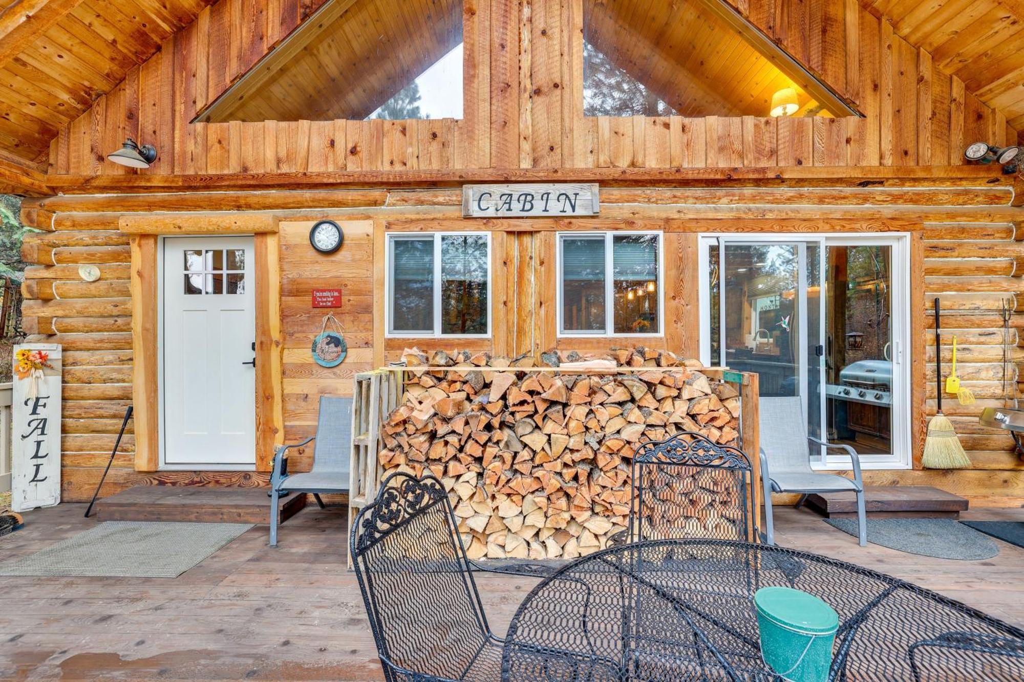 Peaceful Garden Valley Cabin With Private Deck! Crouch Zewnętrze zdjęcie
