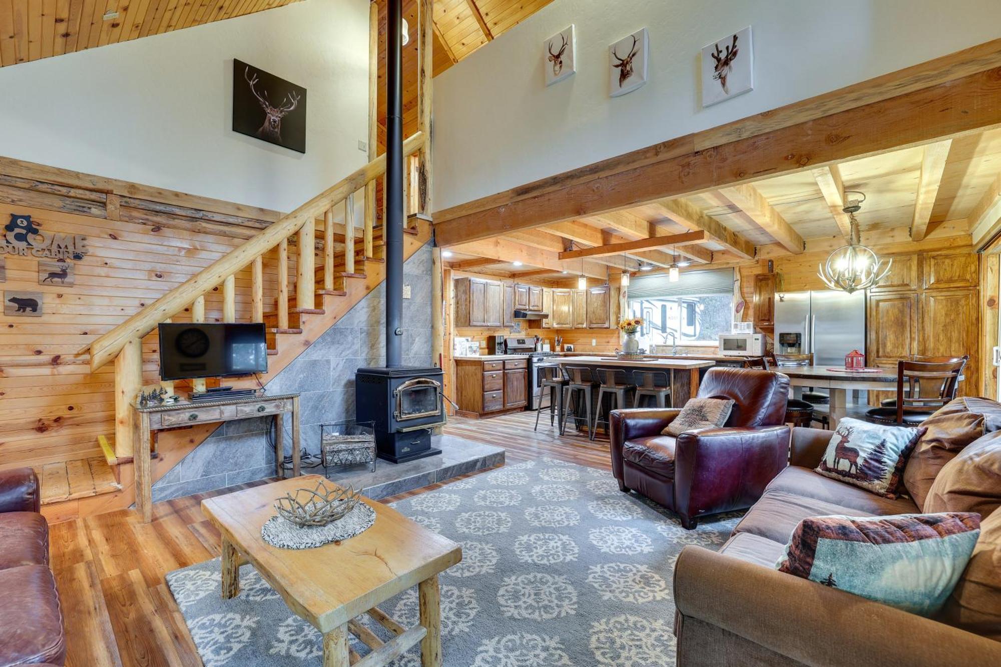 Peaceful Garden Valley Cabin With Private Deck! Crouch Zewnętrze zdjęcie